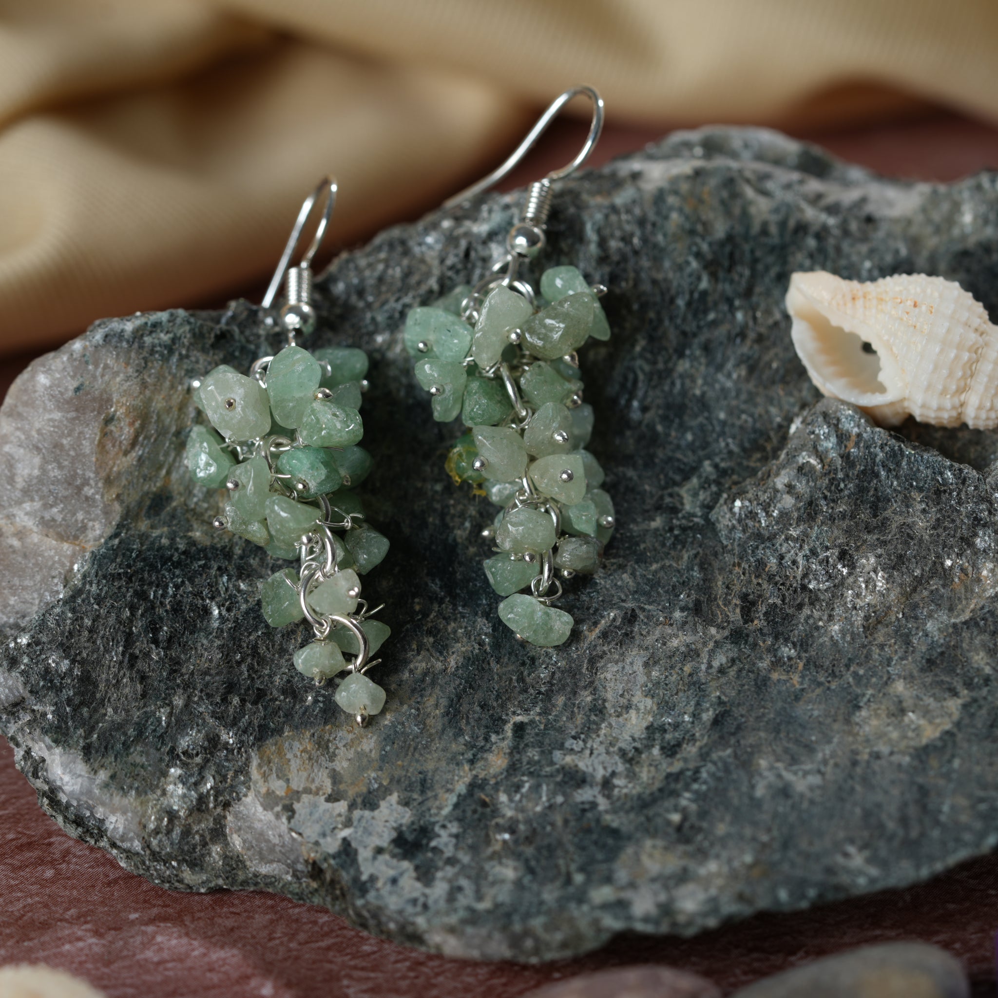 Green Aventurine Earrings